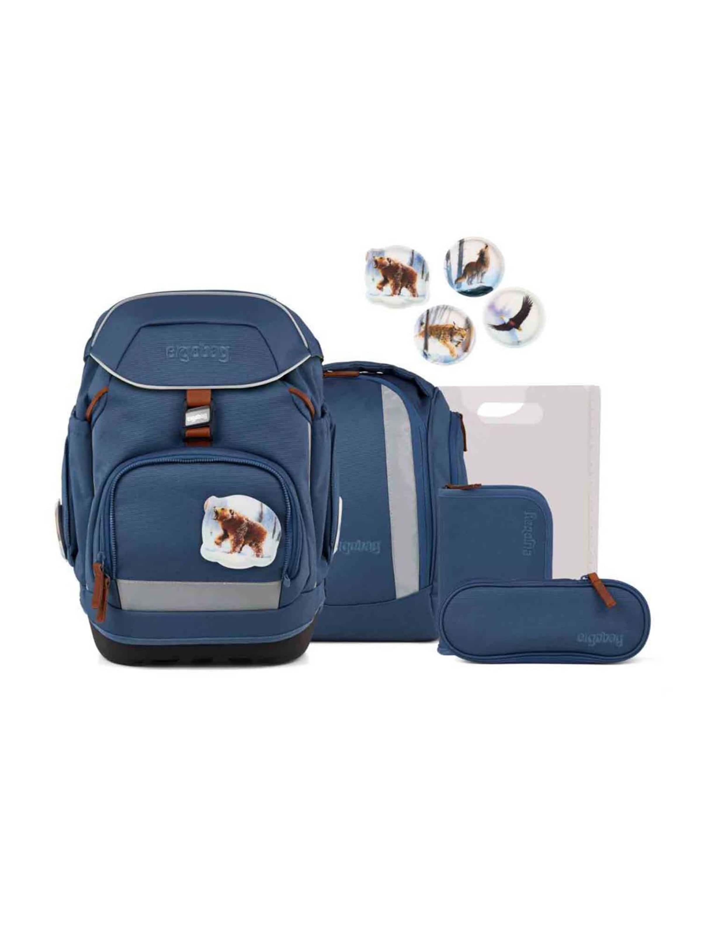 ergobag Backpack 'Schulrucksack Set' in Blue: front