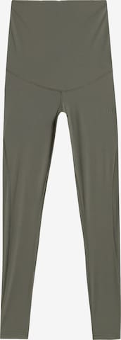 Skinny Pantalon de sport 4F en vert : devant