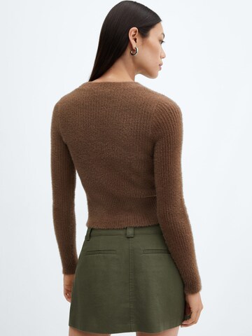 MANGO Pullover 'PEACHY' in Braun
