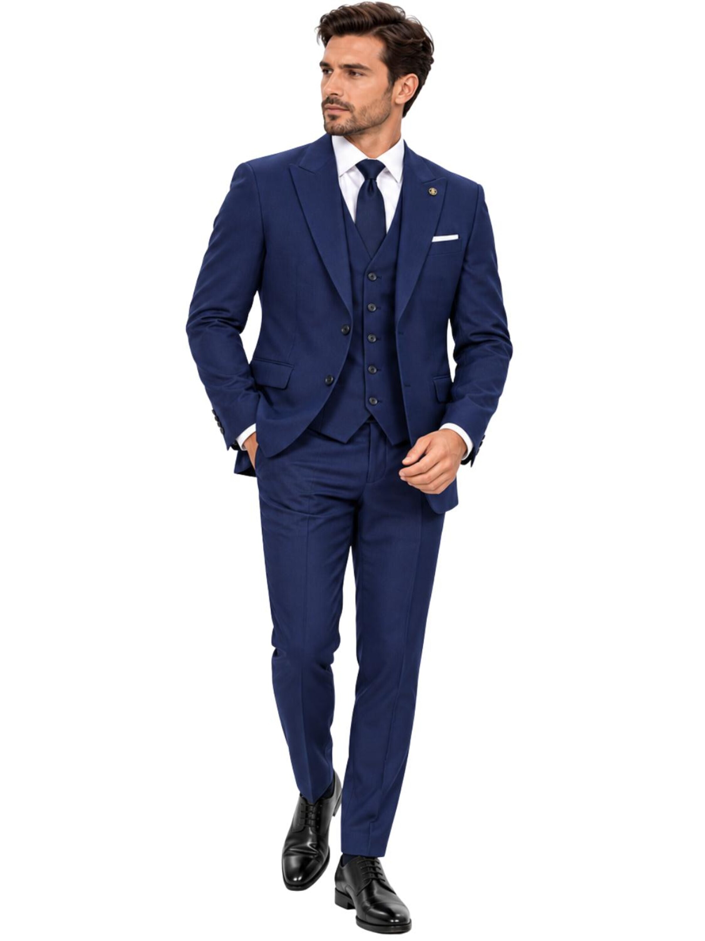Guild Slimfit Anzug 'Slim fit Business Anzug'‌‌‌‌‌‌‌ in Blau: Vorderseite