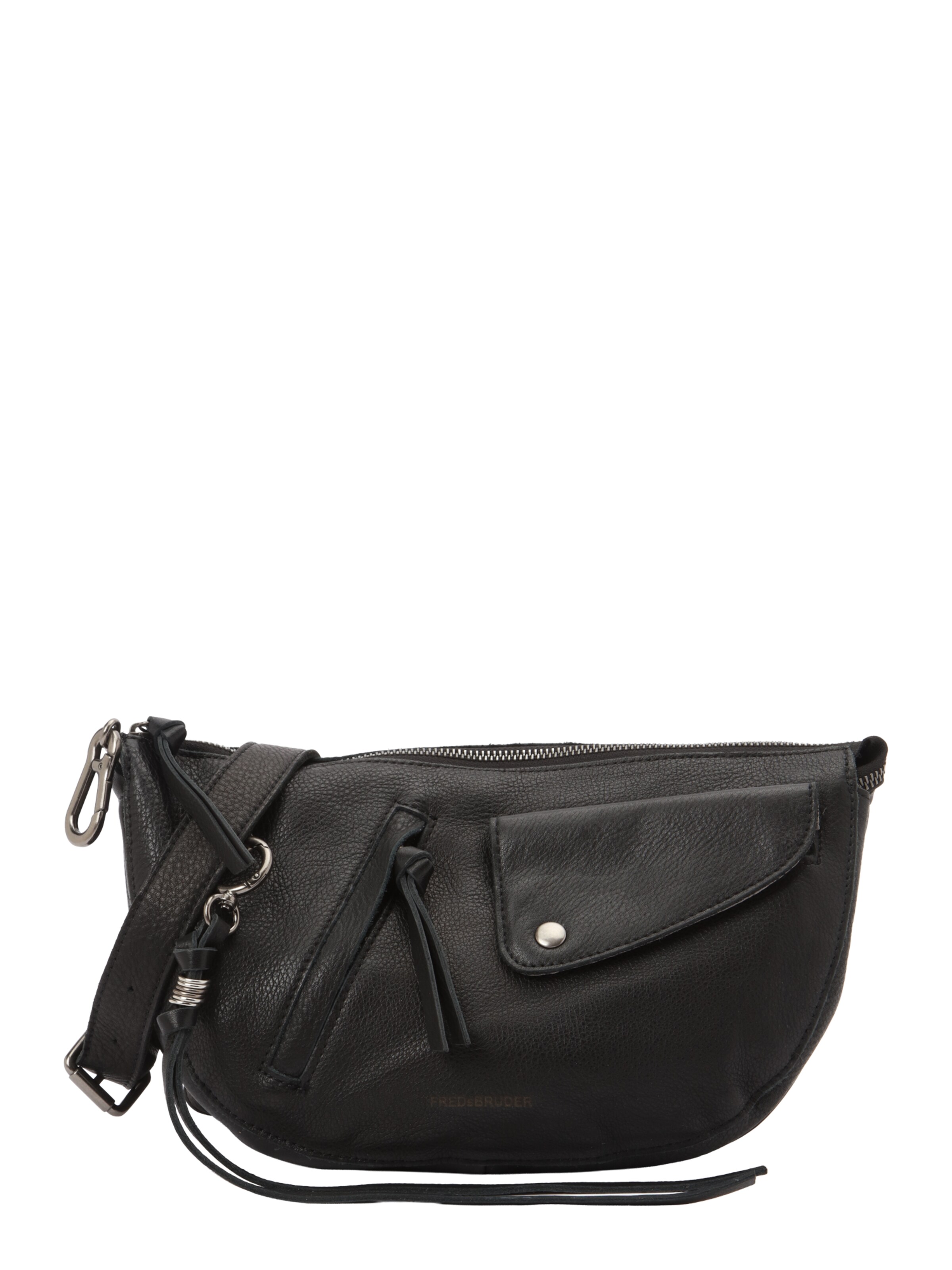 FREDsBRUDER Válltáska 'My Forever Friend Curve' - fekete: elől