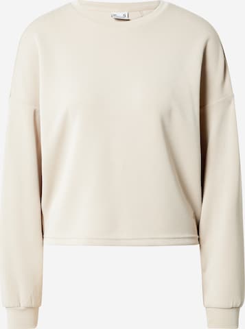 4F Sportief sweatshirt in Beige: voorkant