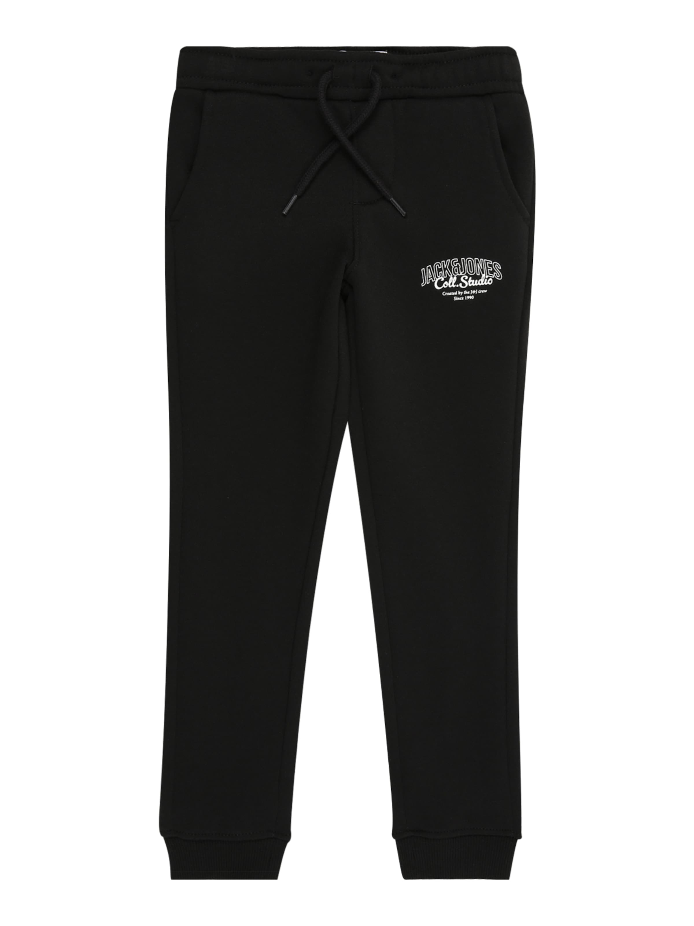 JACK & JONES MINI Tapered Housut 'JPSTGORDON MAKOTO' värissä musta: etupuoli