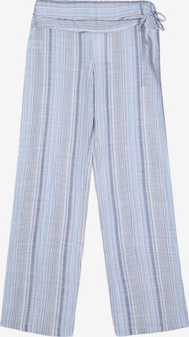BershkaLoosefit Hlače - plava boja: prednji dio