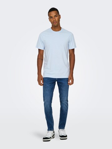 Coupe slim Jean 'ONSROPE' Only & Sons en bleu