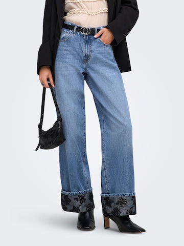 ONLY Wide Leg Jeans 'HOPE' i blå: forside