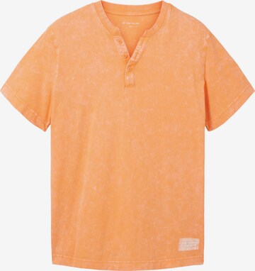 TOM TAILOR Shirt 'Serafino' in Oranje: voorkant