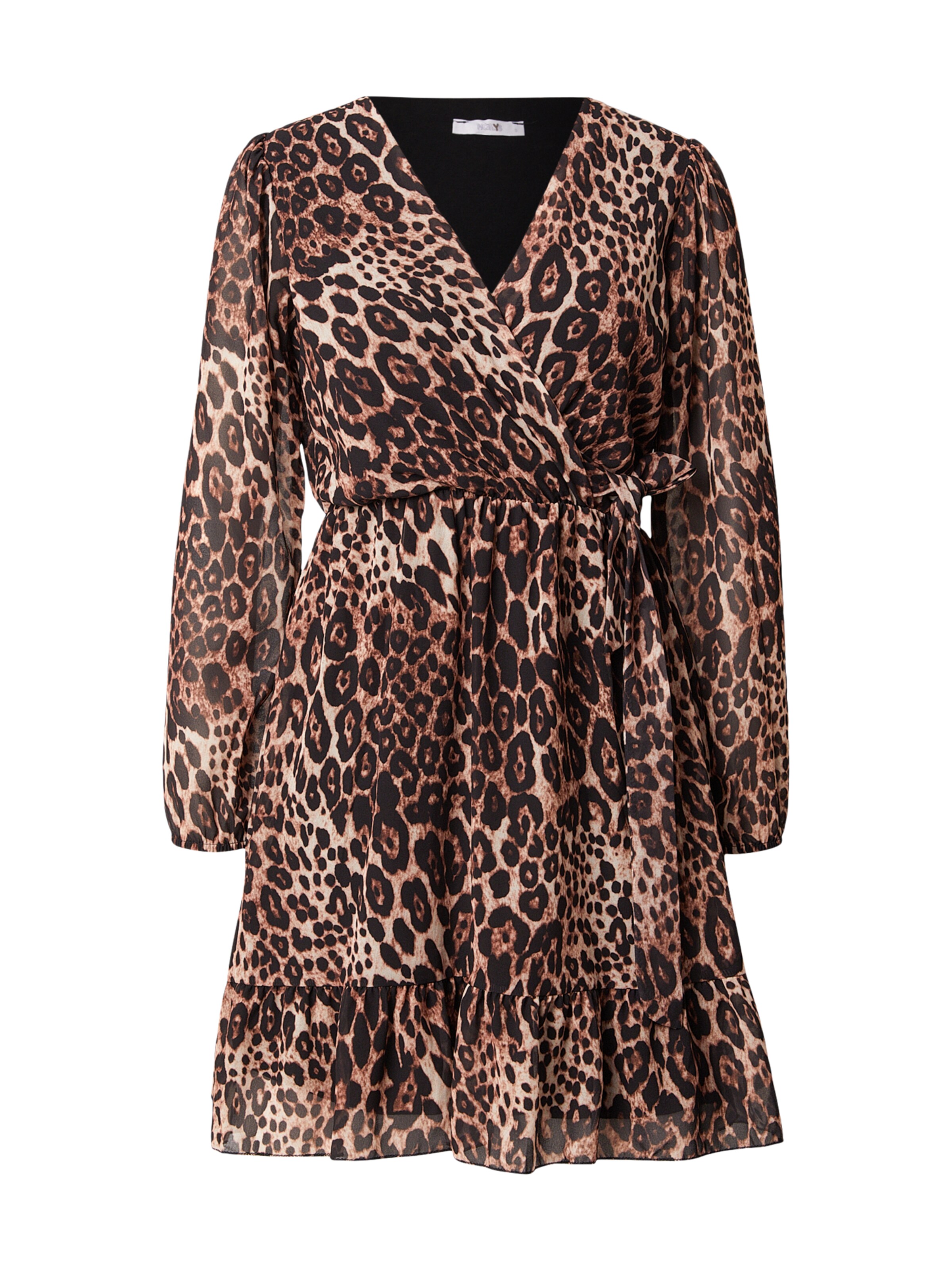 Hailys Zomerjurk 'Ro44mina' in Bruin: voorkant