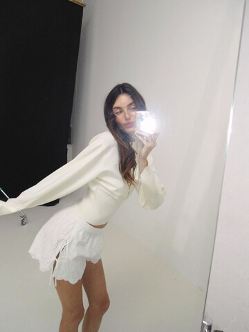 Cie Cie - regular Pantalón 'TIE' en blanco
