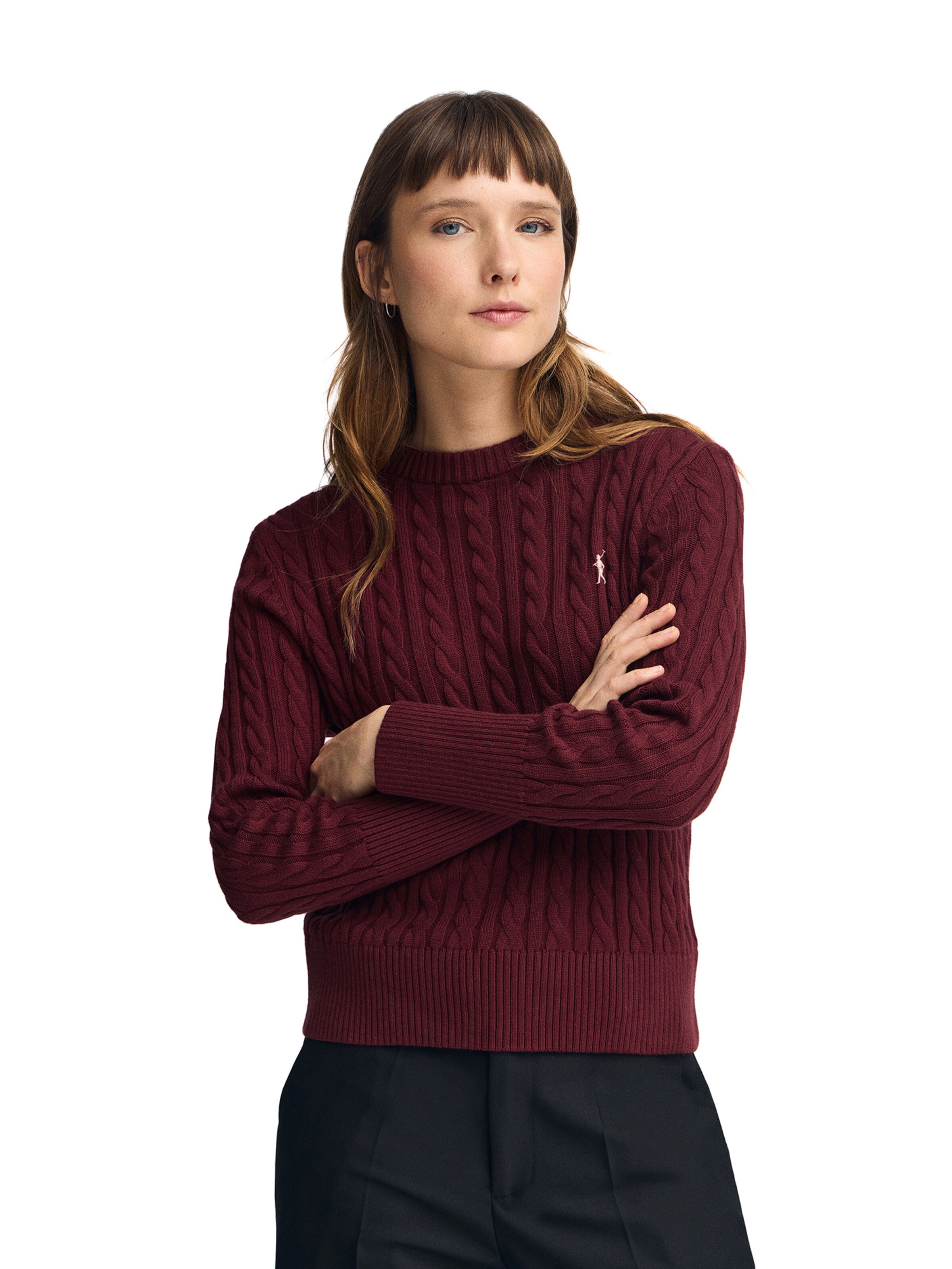 Polo Club Sweater in Red: front