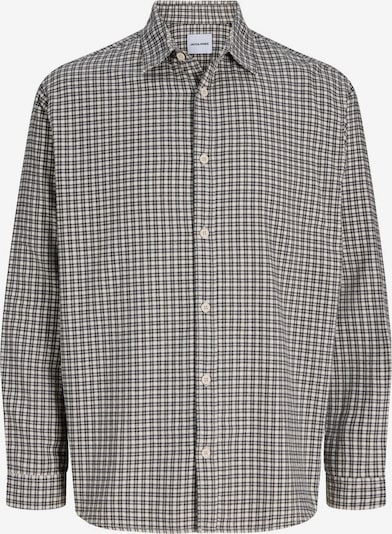 JACK & JONES Chemise 'JJCARTER' en S en noir / blanc cassé, Vue avec produit