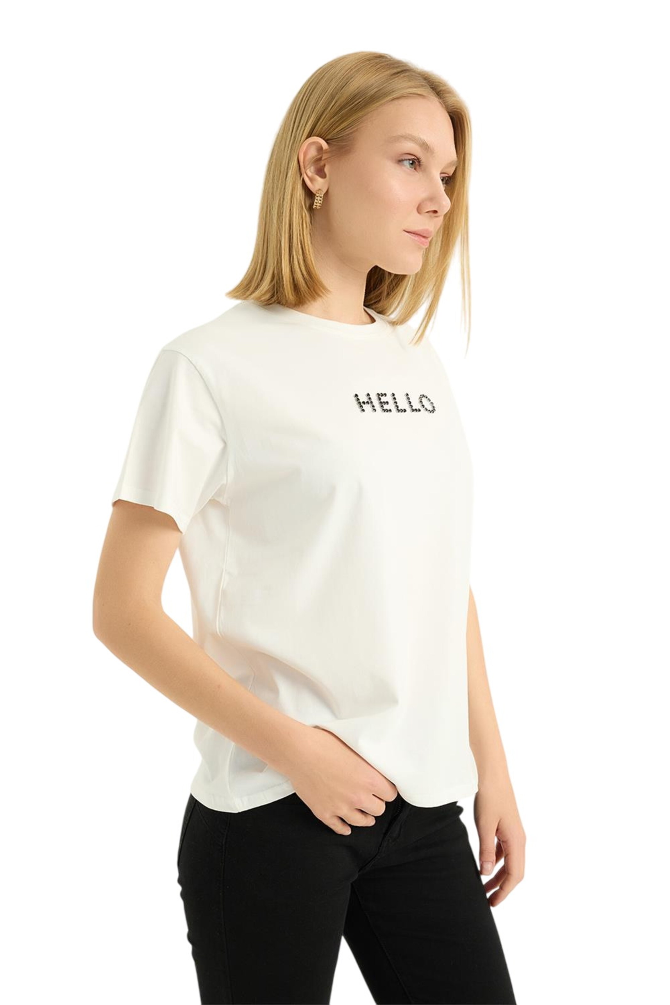 T-shirt HOME STORE en blanc