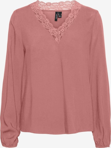 Camicia da donna 'LILOU' di VERO MODA in rosa: frontale