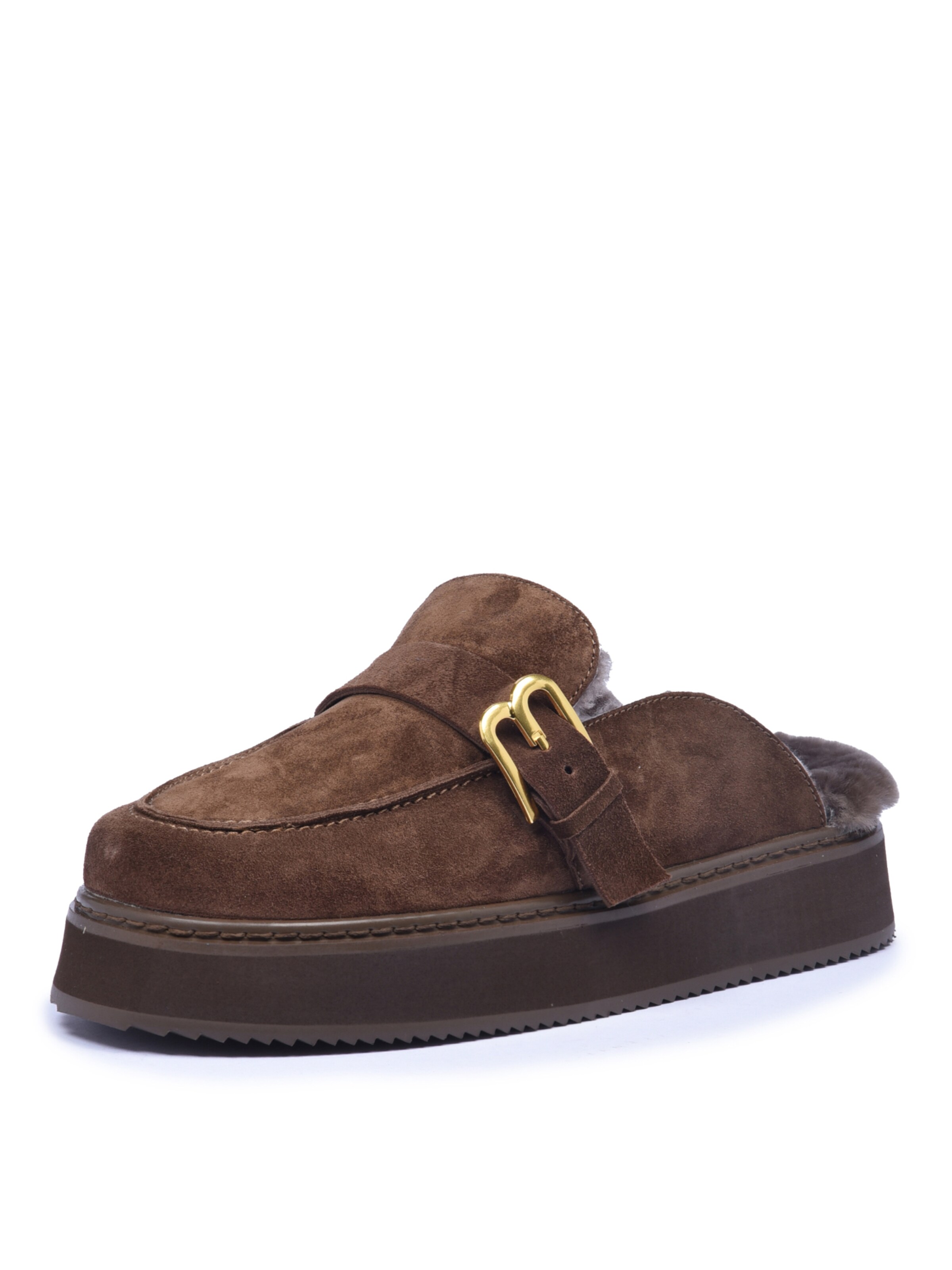 Mule BALDININI en marron : devant