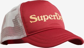 Superdry Cap 'Trucker' in Red: front