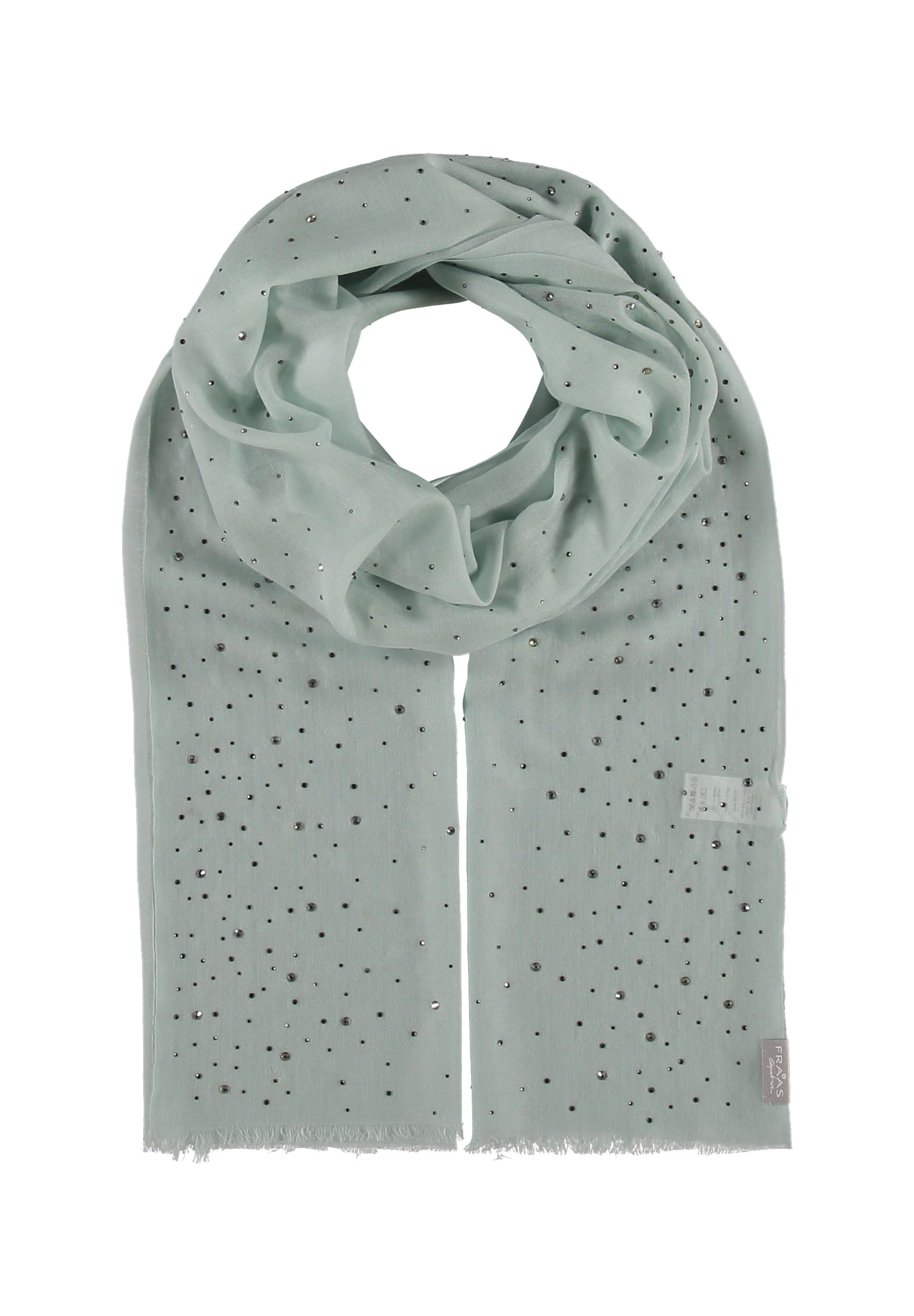 FRAAS Schal in Grün: Vorderseite