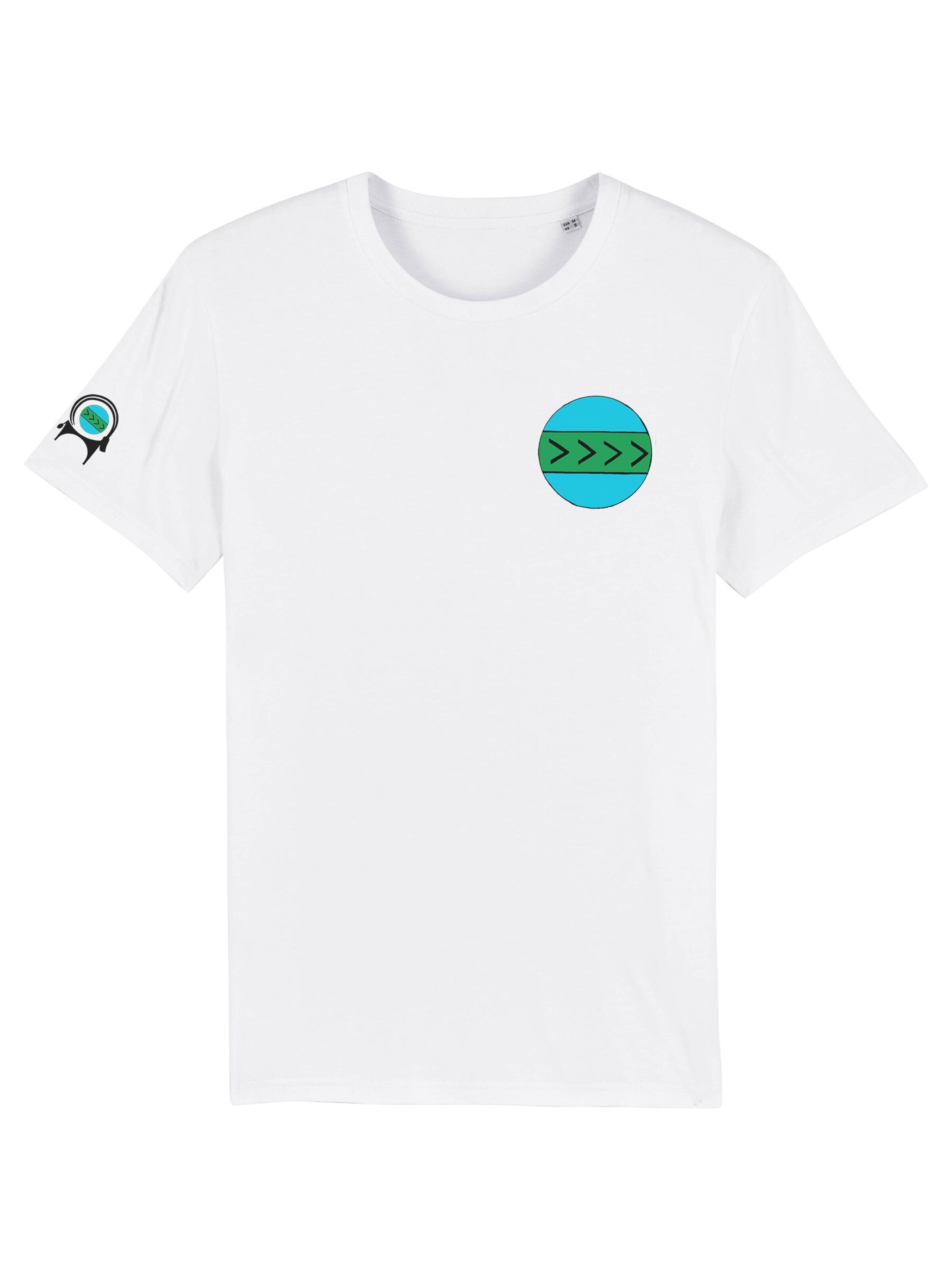 AFROZAN Shirt 'CAPRA-EARTH' in White: front