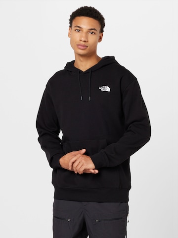 Bluză de molton 'Essential' de la THE NORTH FACE pe negru: față