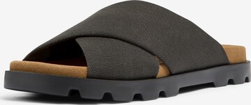 CAMPER Mules 'Brutus' in Black: front