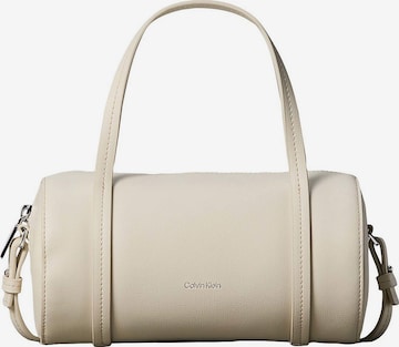 Sac bandoulière Calvin Klein en beige : devant