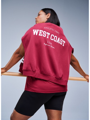 Zizzi Футболка 'ABASIC' в Красный