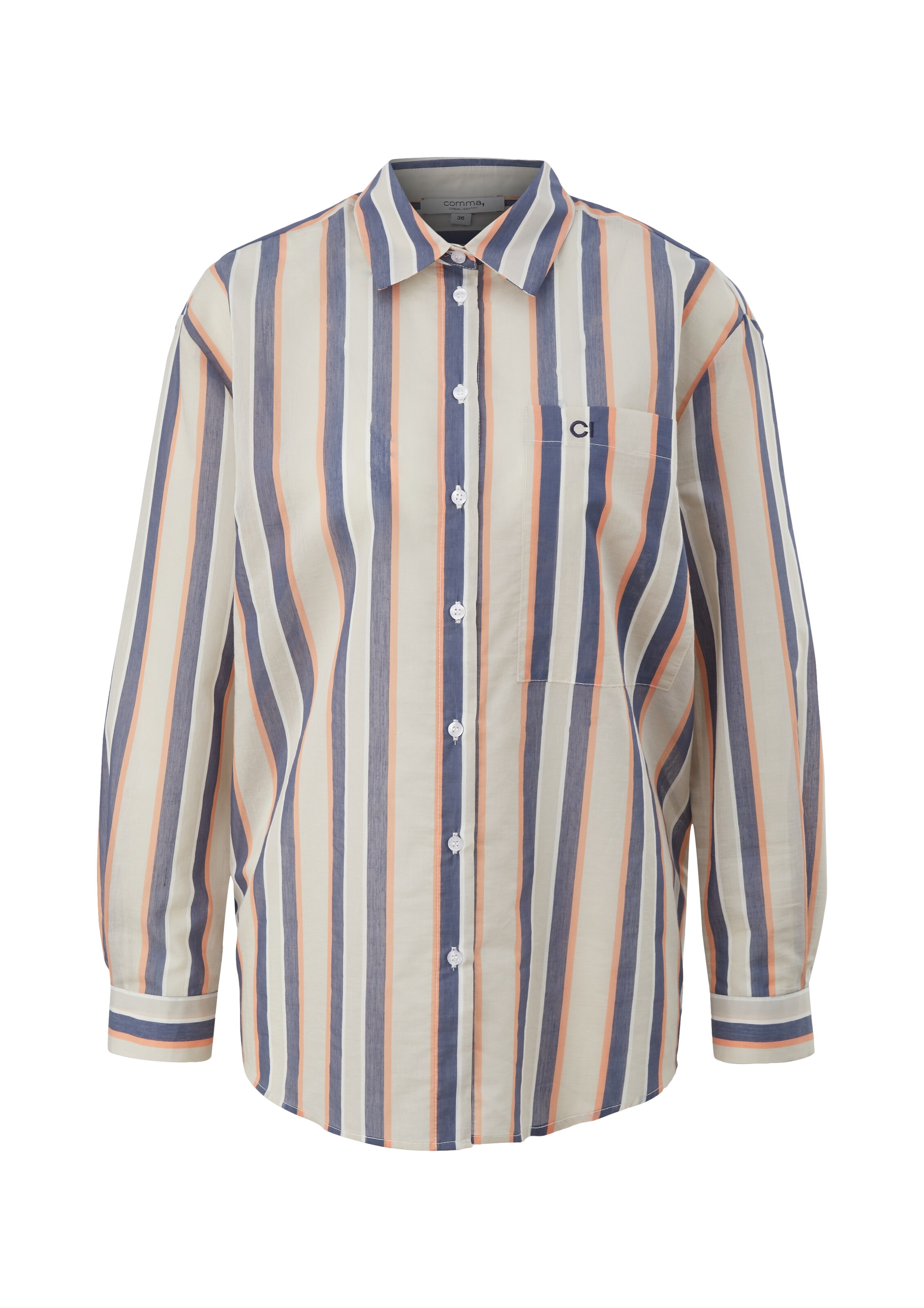 comma casual identity Bluse in Mischfarben: Vorderseite