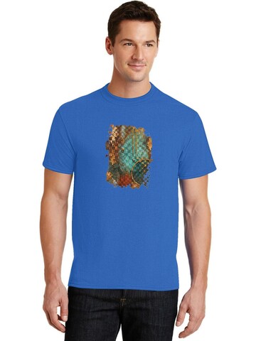 HUSKSWARE Shirt 'Grafik'‌‌‌‌‌‌‌ in Blau: Vorderseite