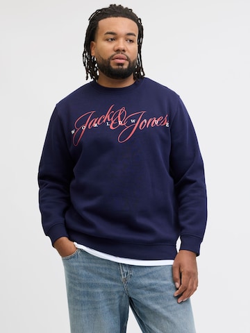 JACK & JONES Sweatshirt in Blauw: voorkant