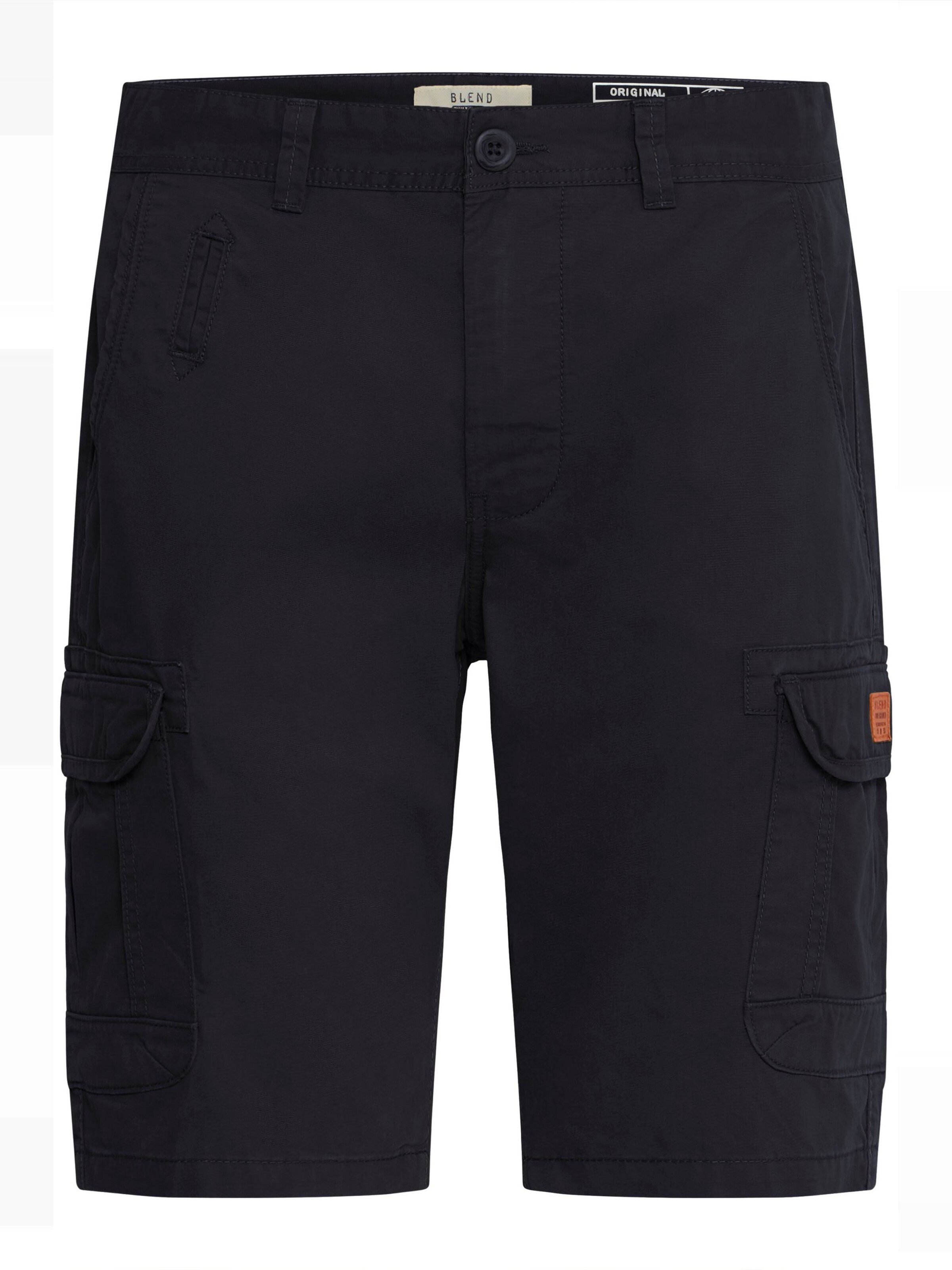 BLEND Cargohose 'Crixus' in Schwarz: Vorderseite