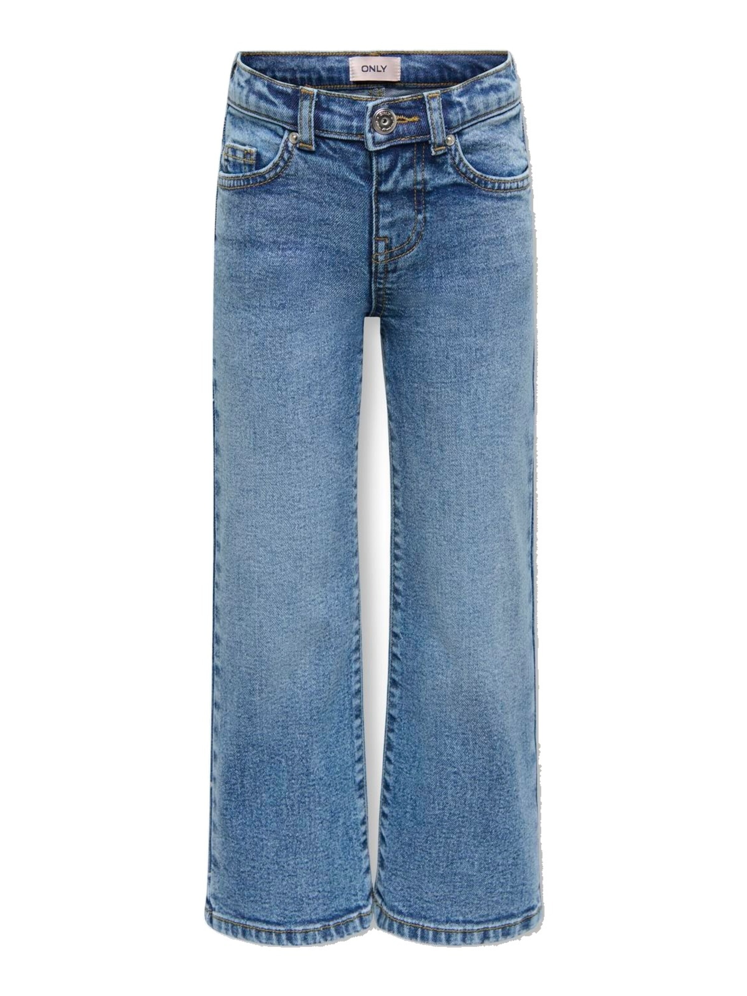 KIDS ONLY GIRL Wide leg Jeans 'Jeans Wide Leg Kmgjuicy Mini' in Blue: front