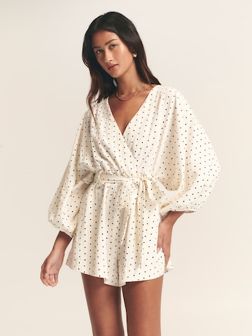 St MRLO - Jumpsuit 'Maya' en beige: frente