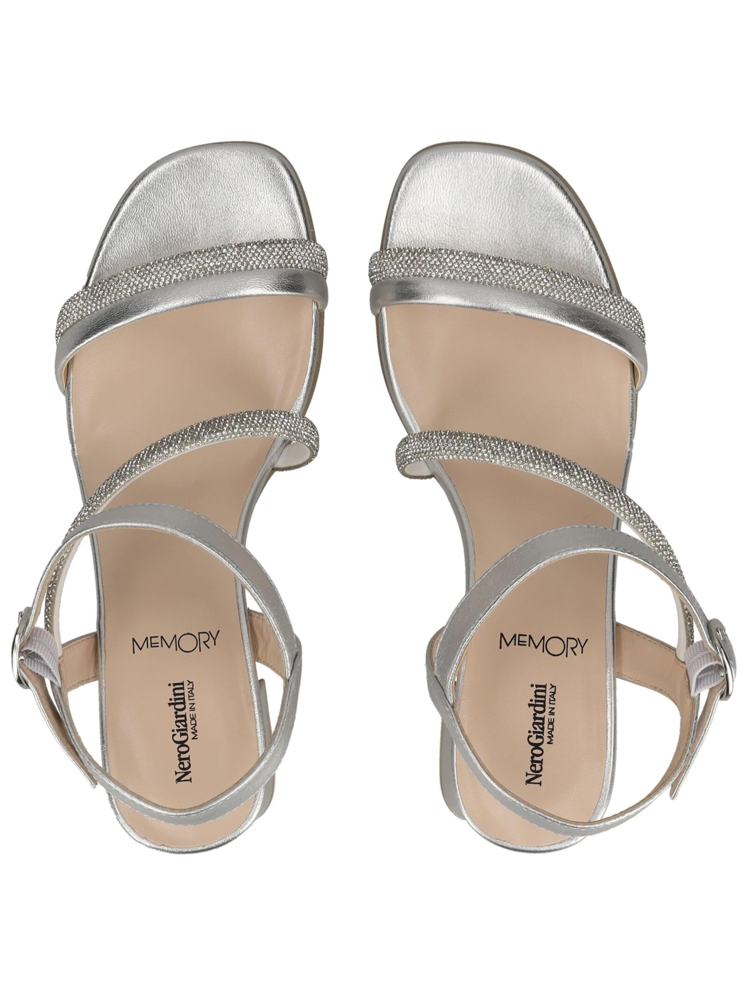 Sandales à lanières Nero Giardini en argent