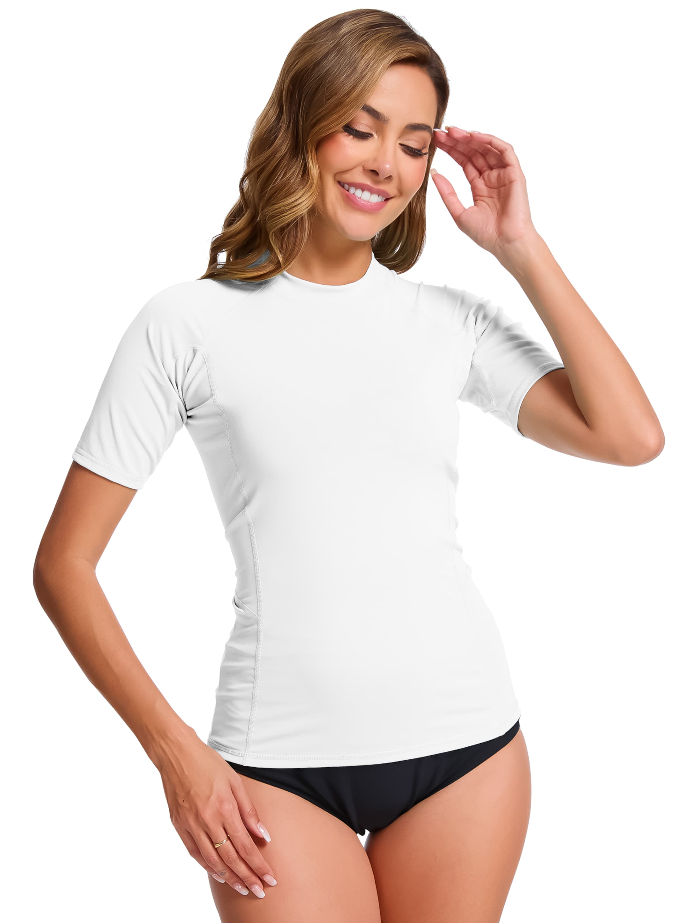 MEETWEE T-shirt Tankinitop in Wit