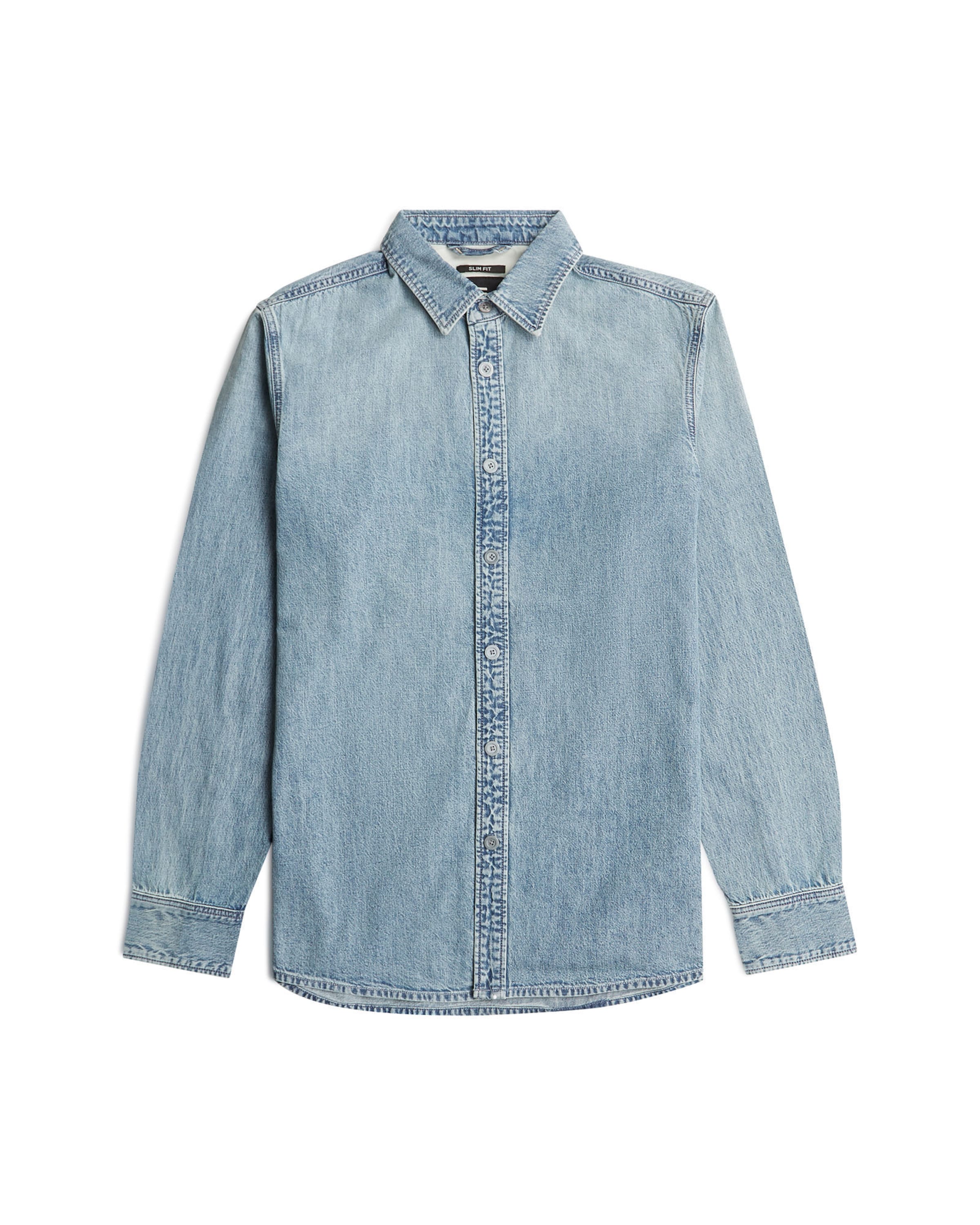 G-STAR Button Up Shirt in Blue denim, Item view