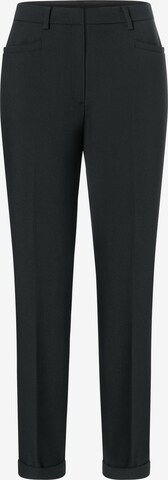 MORE & MORE Pleated Pants 'Hedy' in Black: front