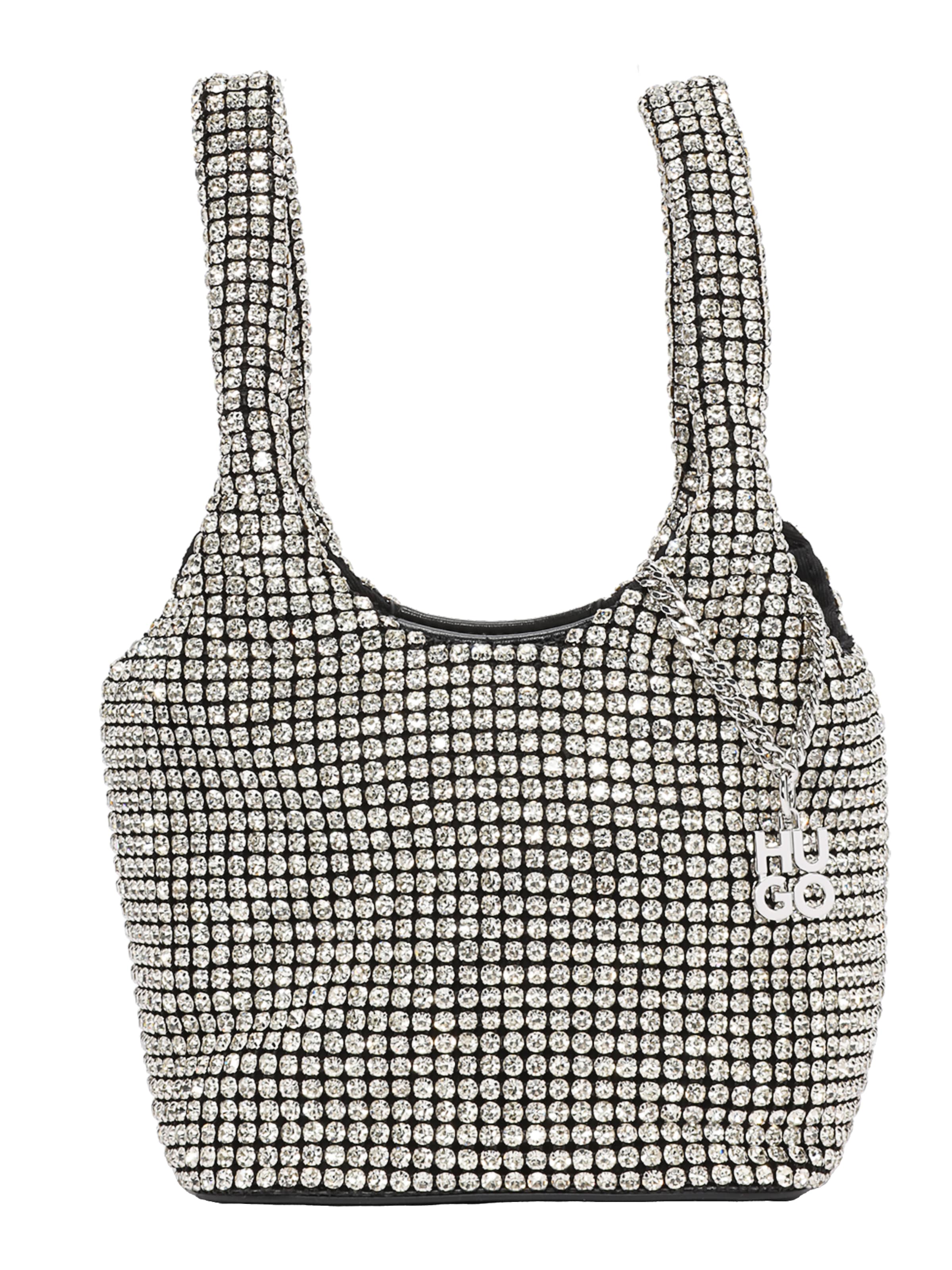 HUGO Handbag 'Liora' in Silver: front
