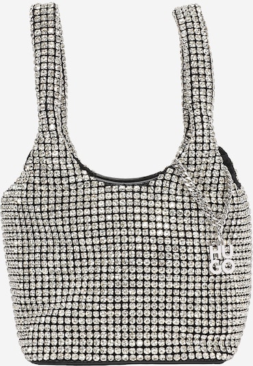 HUGO Käsilaukku 'Liora' värissä hopea / läpinäkyvä, Tuotenäkymä