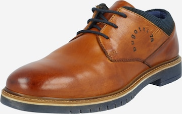 bugatti Lace-Up Shoes in Brown: front