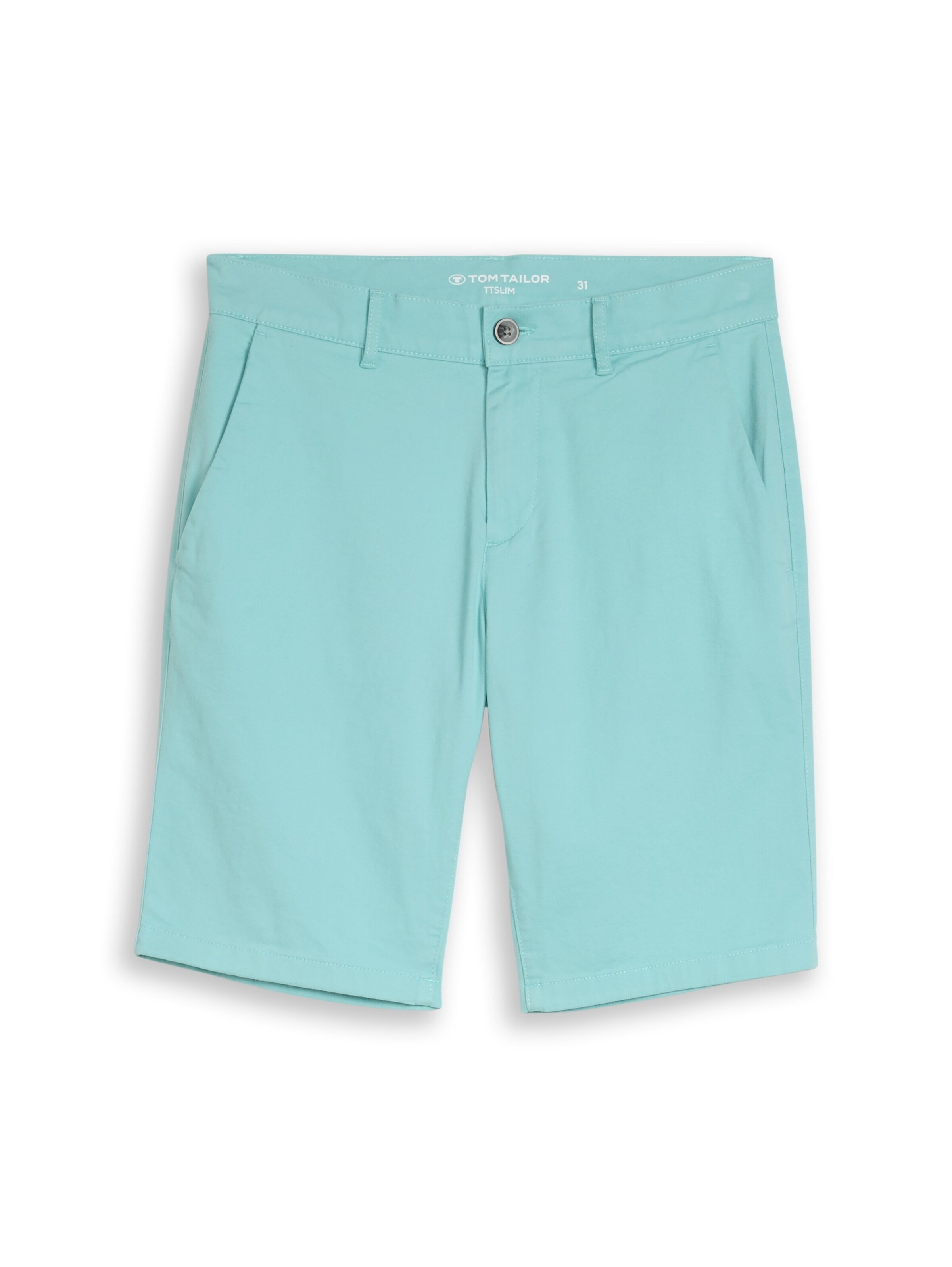 TOM TAILOR Shorts in Grün: Vorderseite