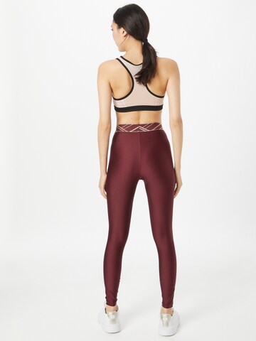 PUMA Skinny Workout Pants in Purple