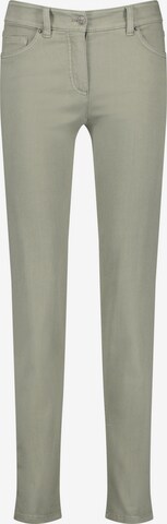 GERRY WEBER Skinny Jeans 'Best4me' in Groen: voorkant