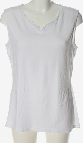 mocca Tanktop in XL in White: front