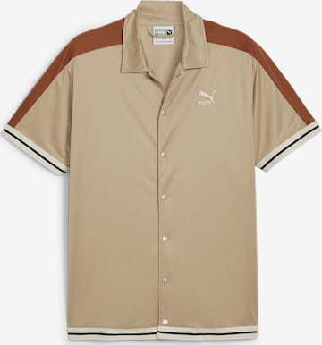 PUMA Performance Shirt 'T7' in Beige: front