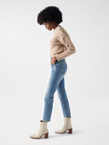 Coupe slim Jean Salsa Jeans en bleu