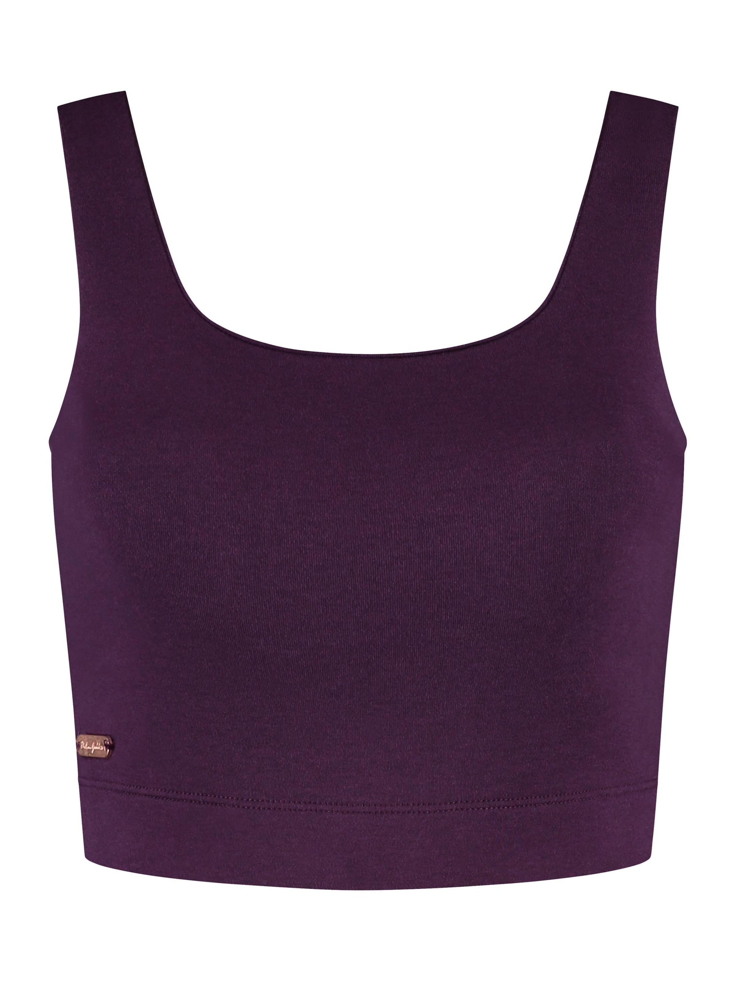 Urban Goddess Yoga & Activewear Medium Support Sport-BH 'Mandala' in Lila: Vorderseite