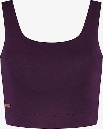 Urban Goddess Yoga & Activewear Sport-BH 'Mandala' in Lila: Vorderseite