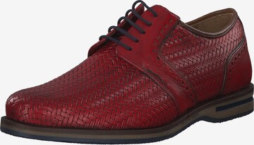 Chaussure à lacets Galizio Torresi en rouge : devant