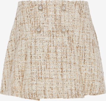 Jupe 'Festive' faina en beige : devant