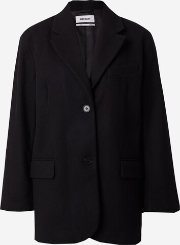 WEEKDAY - Blazer en negro: frente