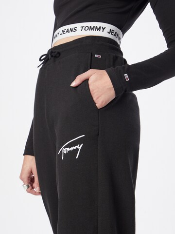 Tommy Jeans Tapered Trousers in Black